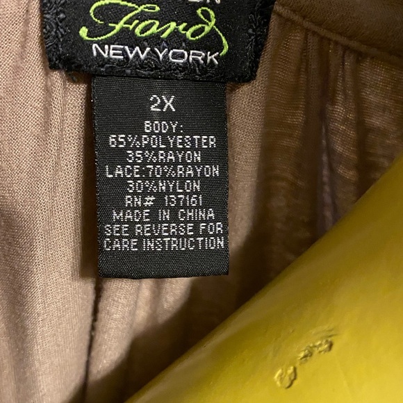 Plus Size, Shannon Ford New York, Blouse, Size 2X - Picture 3 of 8